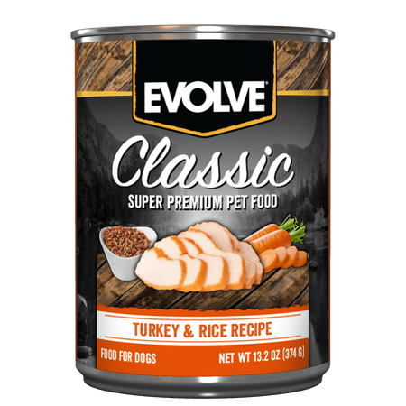 Evolve Dog Lata Pavo 13.2OZ
