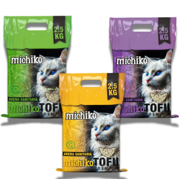Arena Sanitaria Premium Michiko Tofu Ecologica2.5Kg