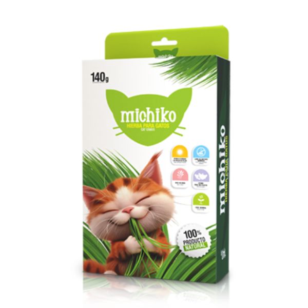 Hierba para gatos Michiko x 140g