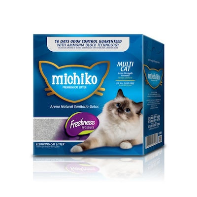 Michiko - Arena para Gato Premiun Caja
