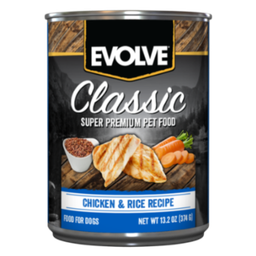 Evolve Dog Classic Lata Chicken - 13.2 OZ - 374 GR