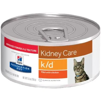 Hills Prescription Cat Diet K/D Cuidado Renal Pollo