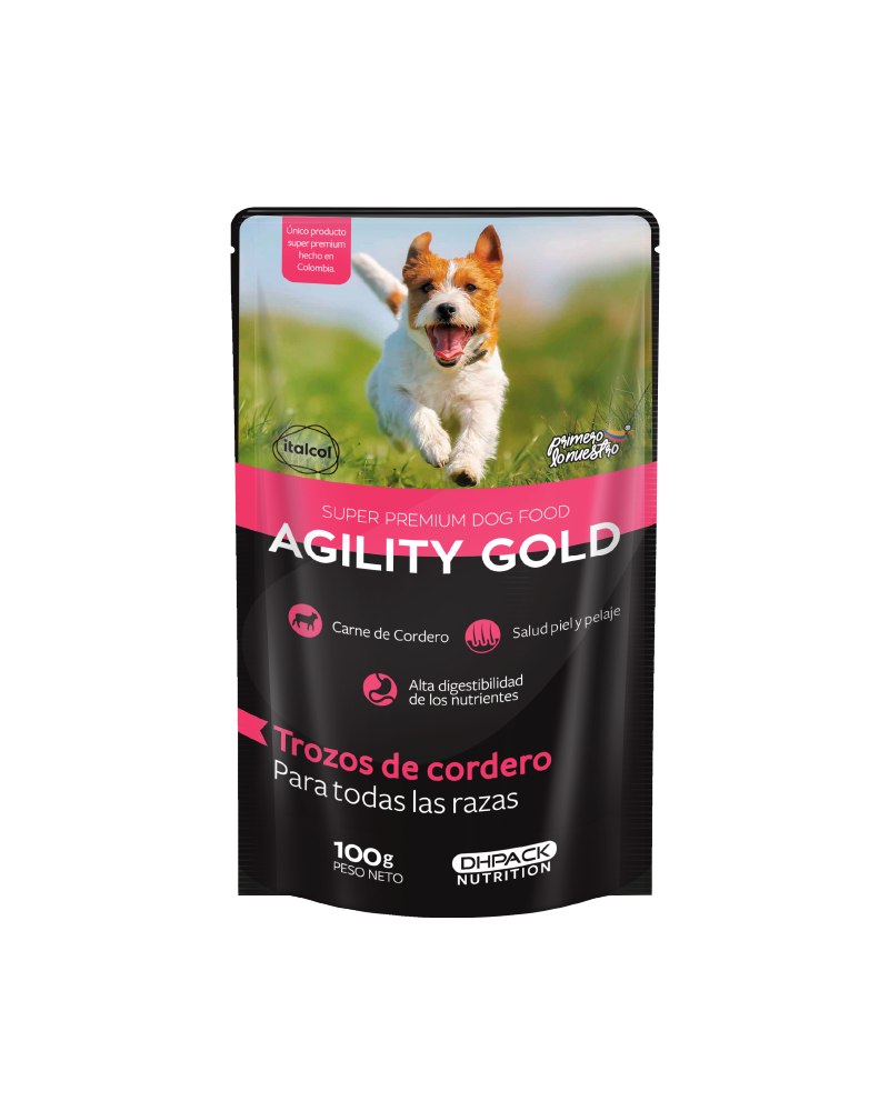 Agility Gold Pouch Cordero 100gr